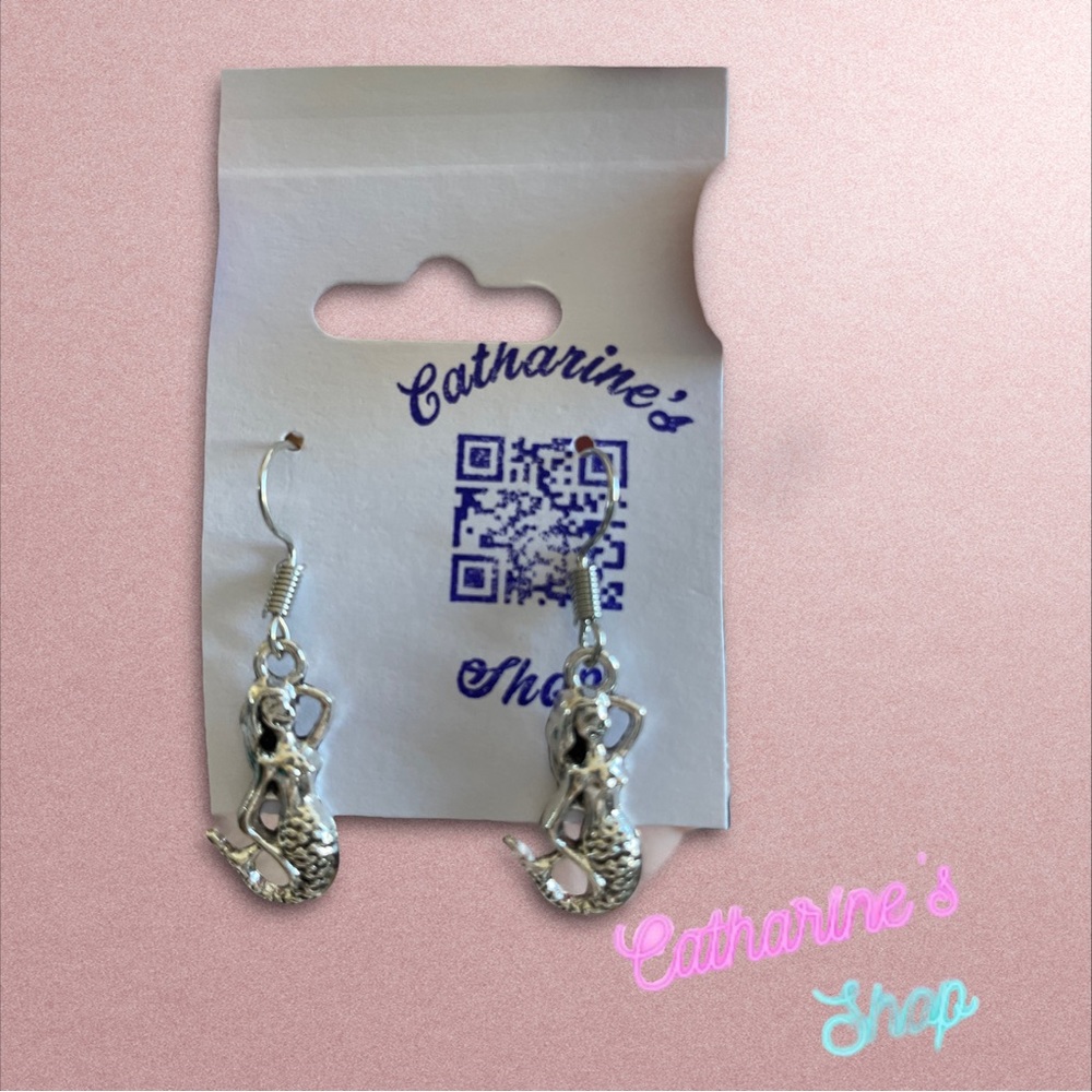 Mermaid Charm Earrings